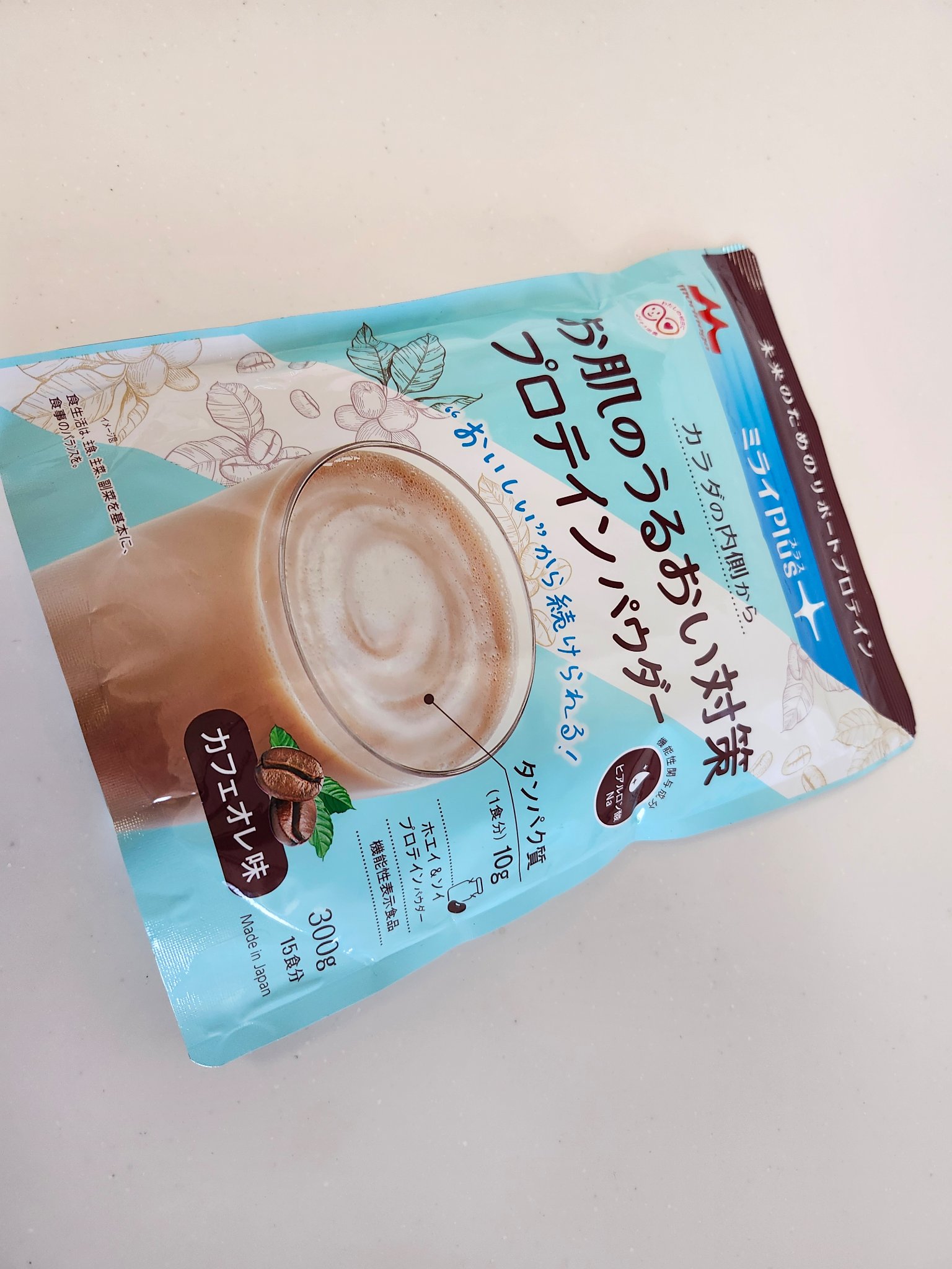 ミライPlus お肌のうるおい対策プロテインパウダー/森永乳業/その他プロテインを使ったクチコミ（3枚目）
