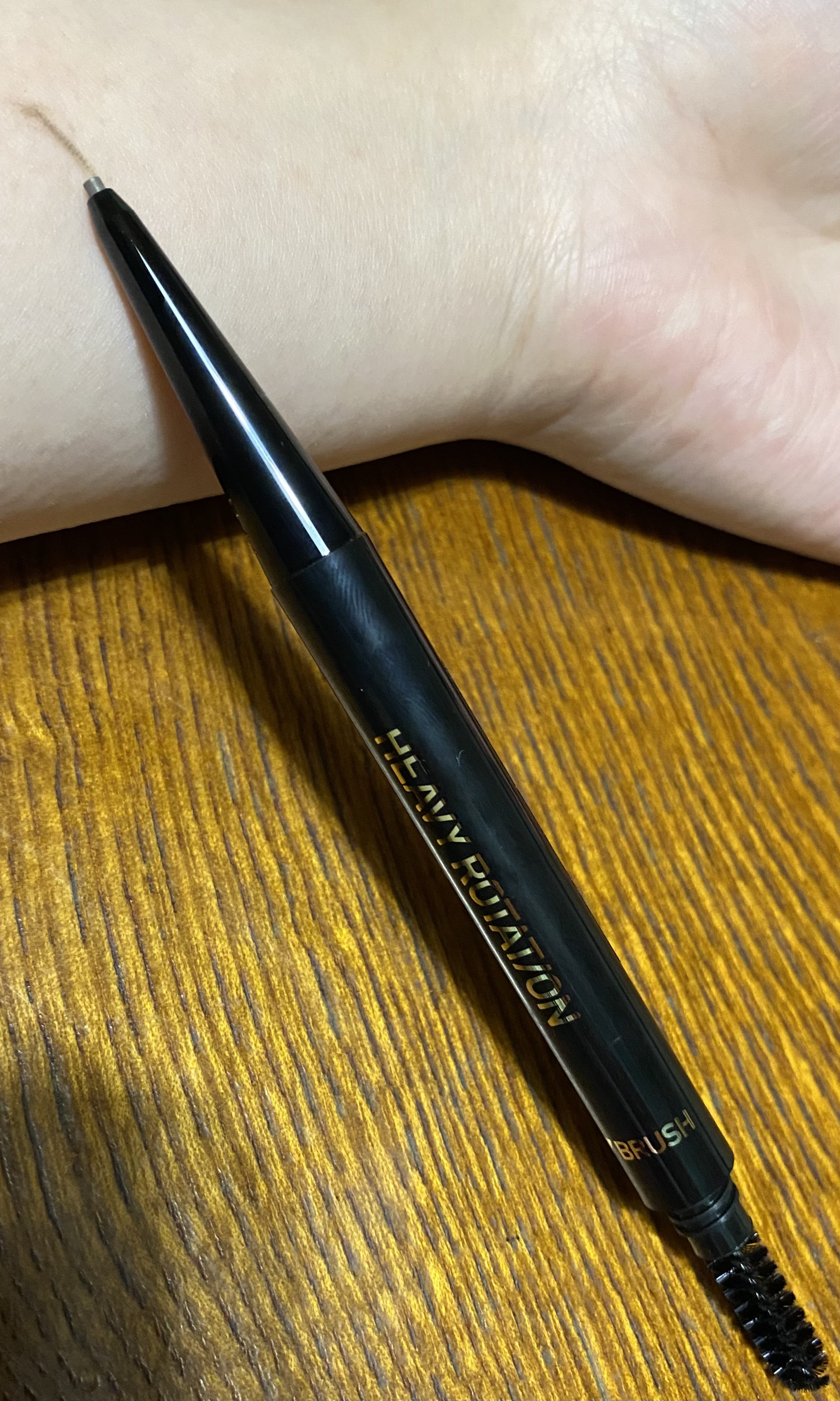 アイブロウペンシル 08 アッシュグレー系/ヘビーローテーション/アイブロウペンシルを使ったクチコミ（2枚目）