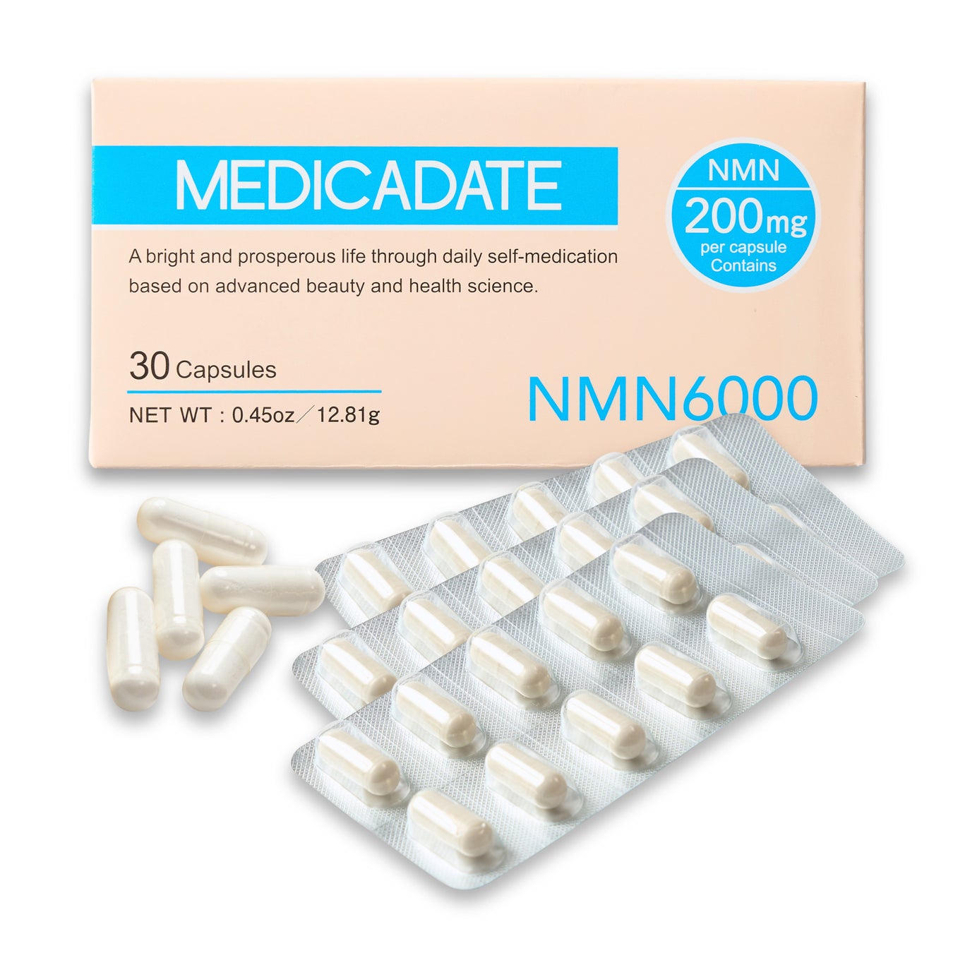 MEDICADATE MEDICADATE NMNサプリメント6000mg