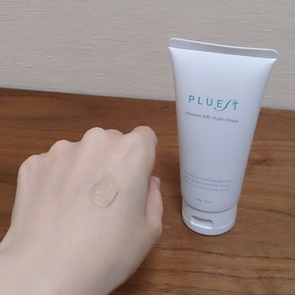 マンナンジェリーハイドロウォッシュ/PLUEST/洗顔料を使ったクチコミ(1枚目)