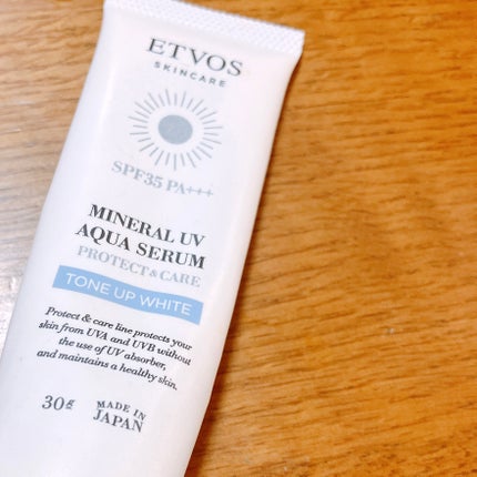 ミネラルUVアクアセラム/エトヴォス/美容液を使ったクチコミ(1枚目)