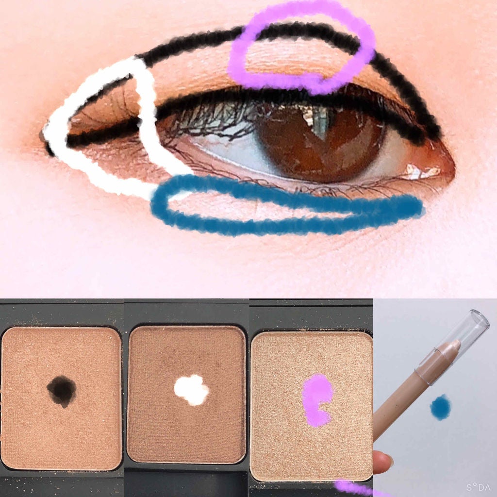 マイシャドウパレット/play on make/アイシャドウパレットを使ったクチコミ(3枚目)