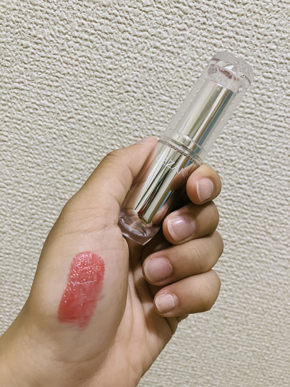 ラスティンググロスリップ/CEZANNE/口紅を使ったクチコミ（1枚目）