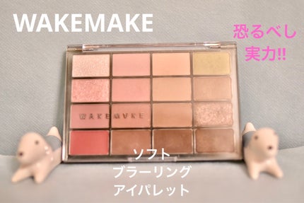 ソフトブラーリングアイパレット/wakemake/アイシャドウパレットを使ったクチコミ(1枚目)