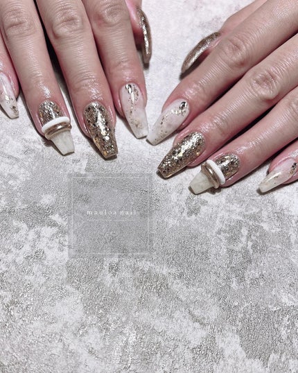 mauloa_nail on LIPS 「・ ♡♡♡・ネイルやり方動画fantistにて多数更新してます..」(1枚目)