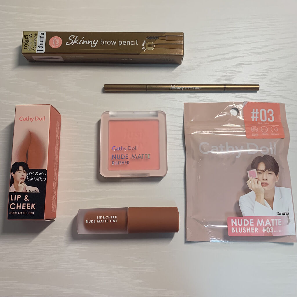 スキニーブロウペンシル 08 Caramel/CathyDoll/アイブロウペンシルを使ったクチコミ（3枚目）