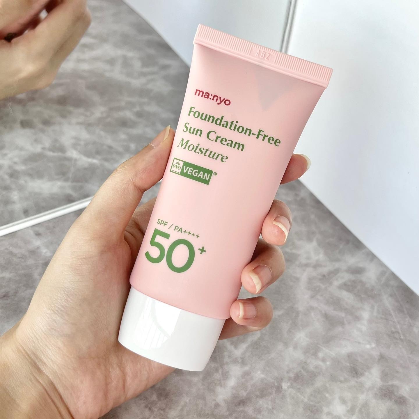 ファンデフリー サンクリーム モイスチャー/manyo/日焼け止めクリームを使ったクチコミ（1枚目）