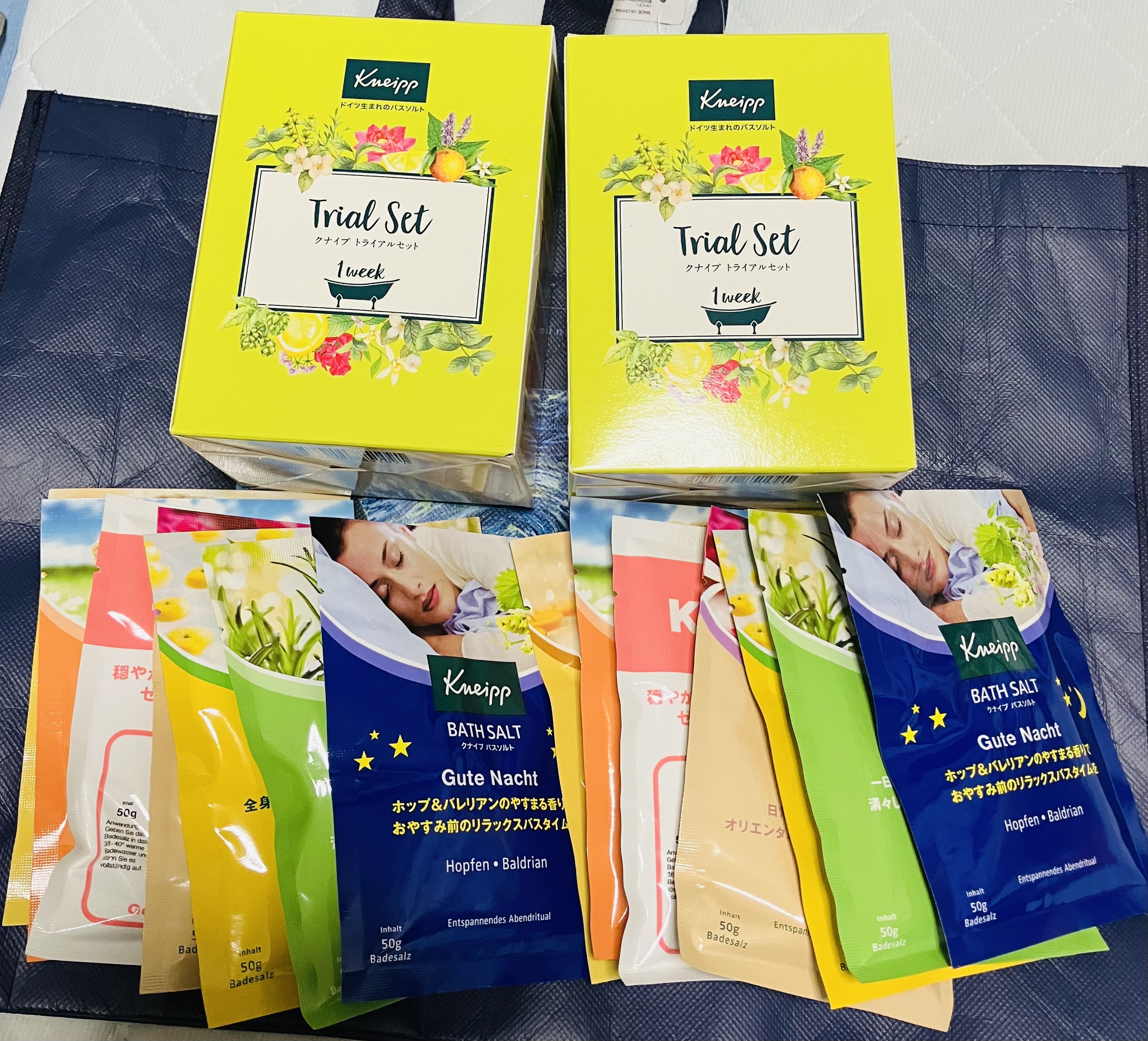 バスソルト ハッピーフォーミー ロータス＆ジャスミンの香り/クナイプ/無機塩系入浴剤を使ったクチコミ（1枚目）