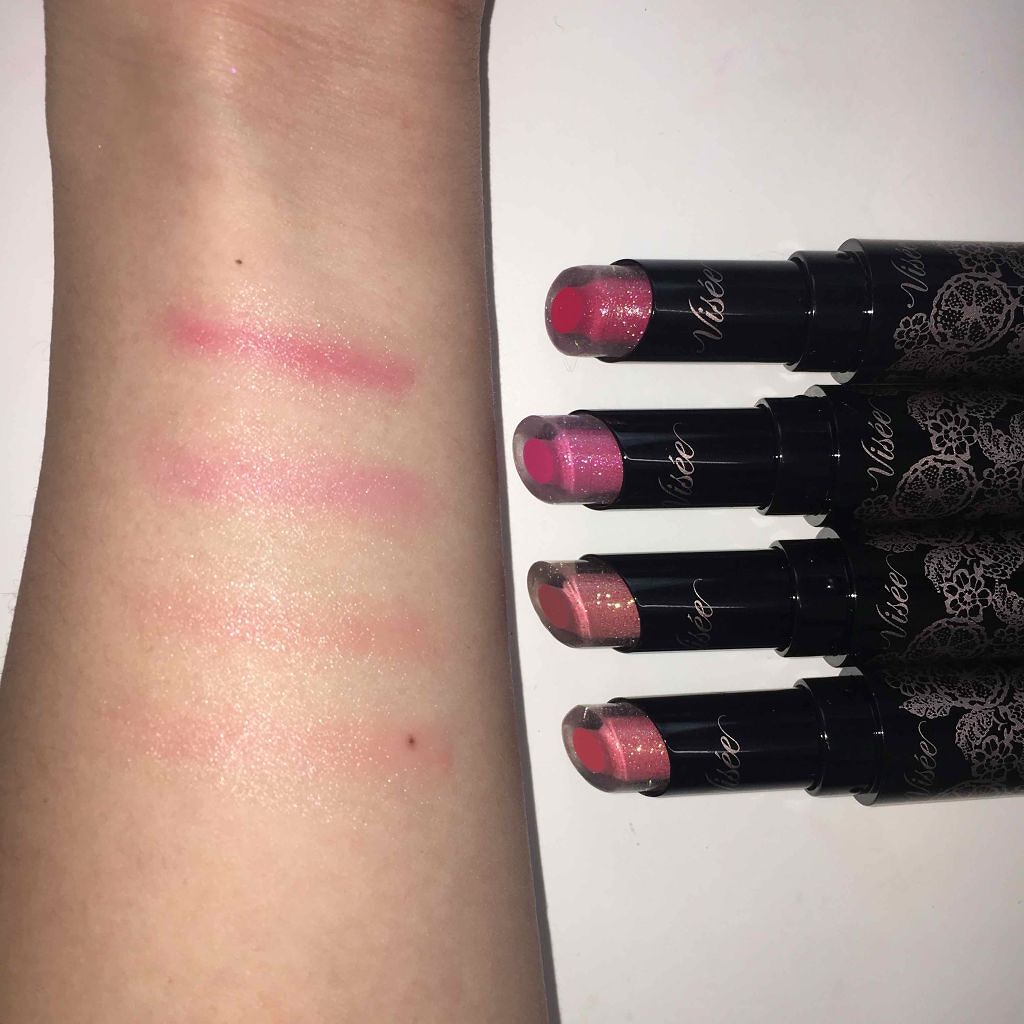 クリスタルデュオ リップスティック シアー/Visée/口紅を使ったクチコミ(2枚目)