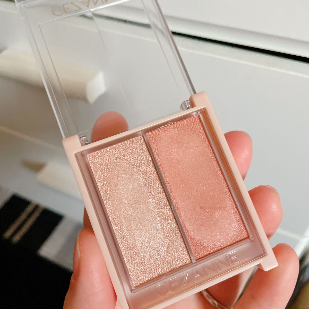 フェイスグロウカラー/CEZANNE/クリームハイライトを使ったクチコミ(3枚目)