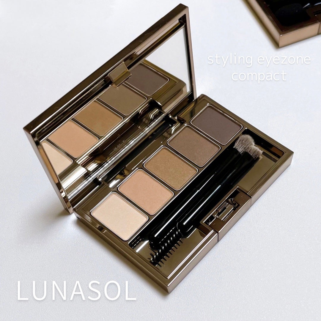 スタイリングアイゾーンコンパクト/LUNASOL/アイシャドウパレットを使ったクチコミ(1枚目)