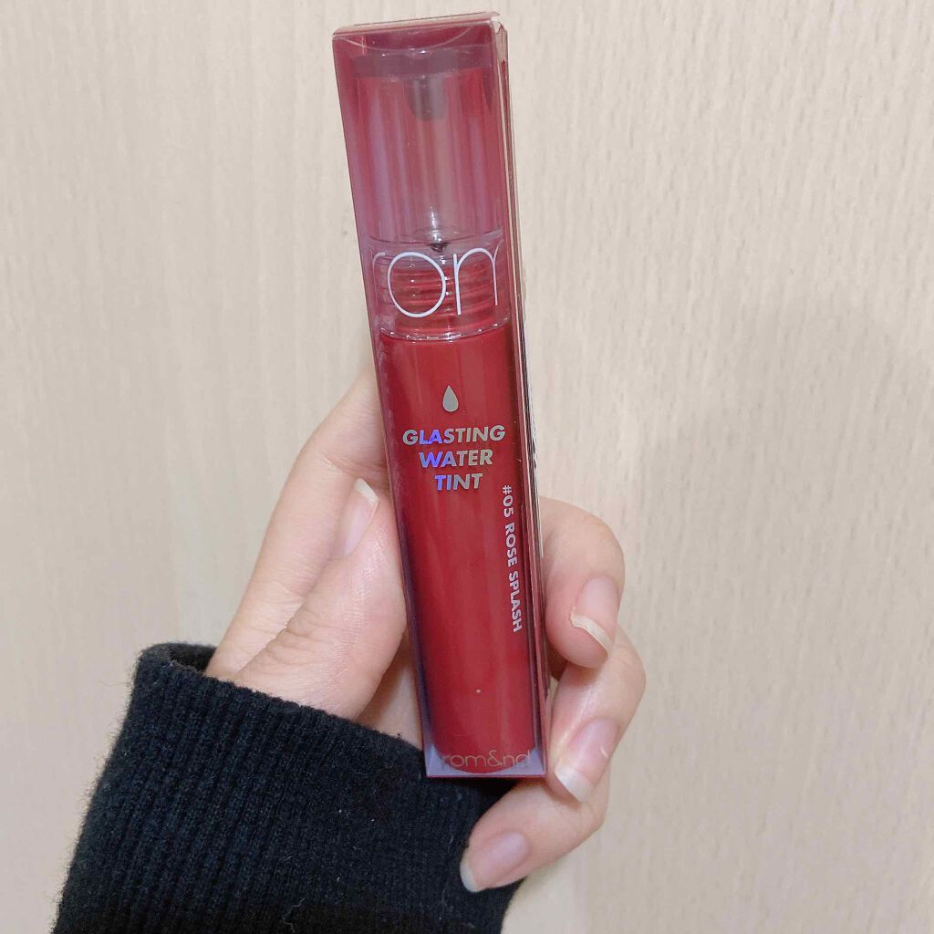 グラスティングウォーターティント/rom&nd/リップティントを使ったクチコミ（1枚目）
