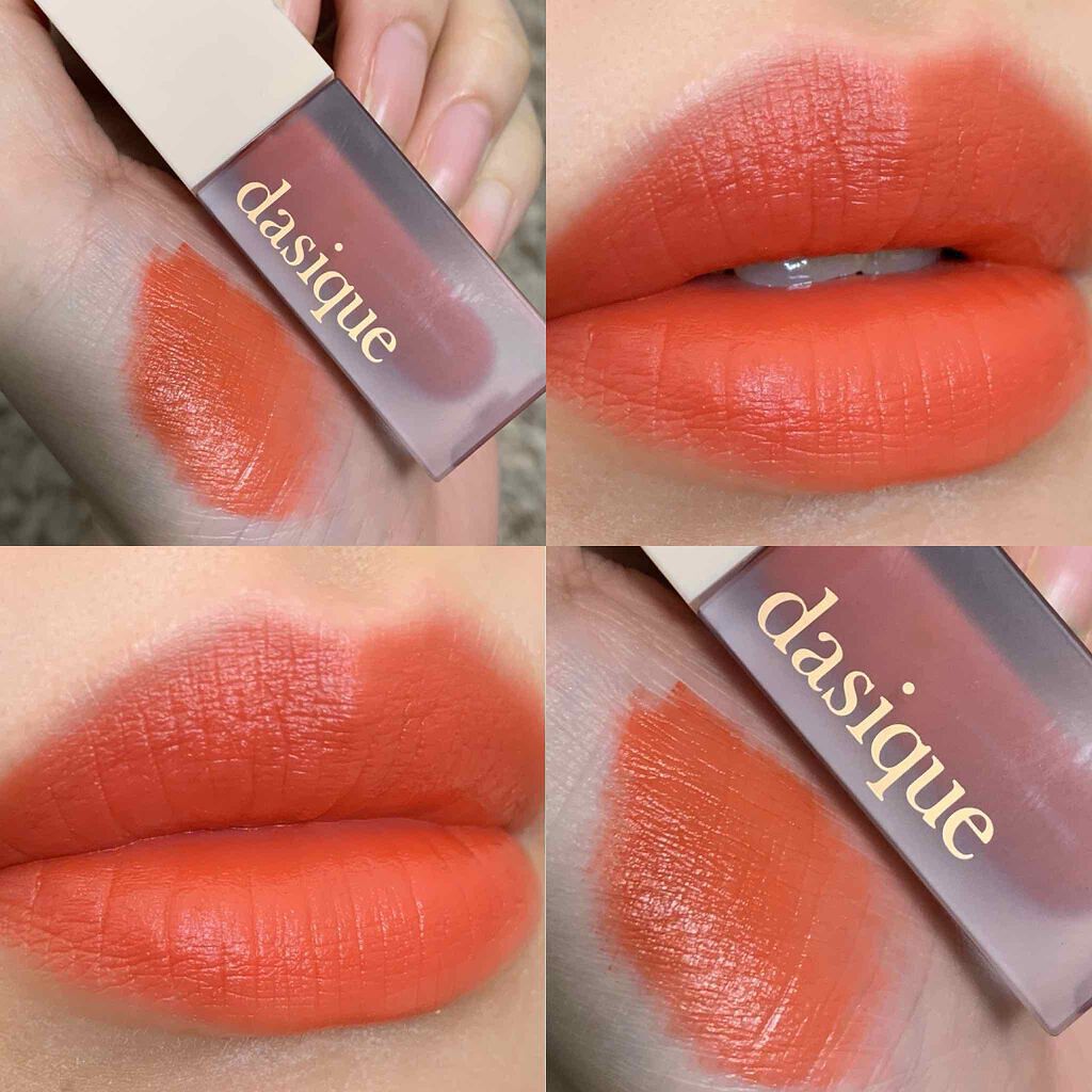 ブラーベルベットティント/dasique/リップティントを使ったクチコミ（1枚目）