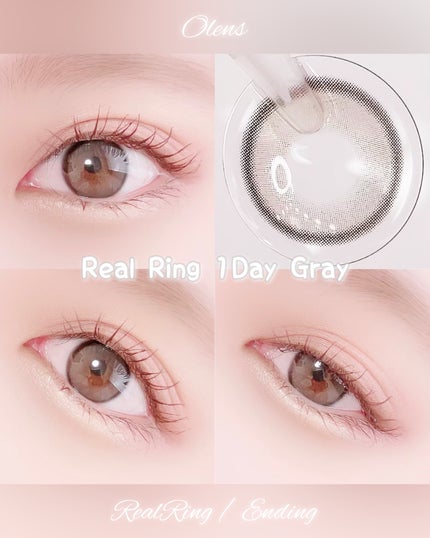 Real Ring 1day/OLENS/ワンデー(1DAY)カラコンを使ったクチコミ(4枚目)