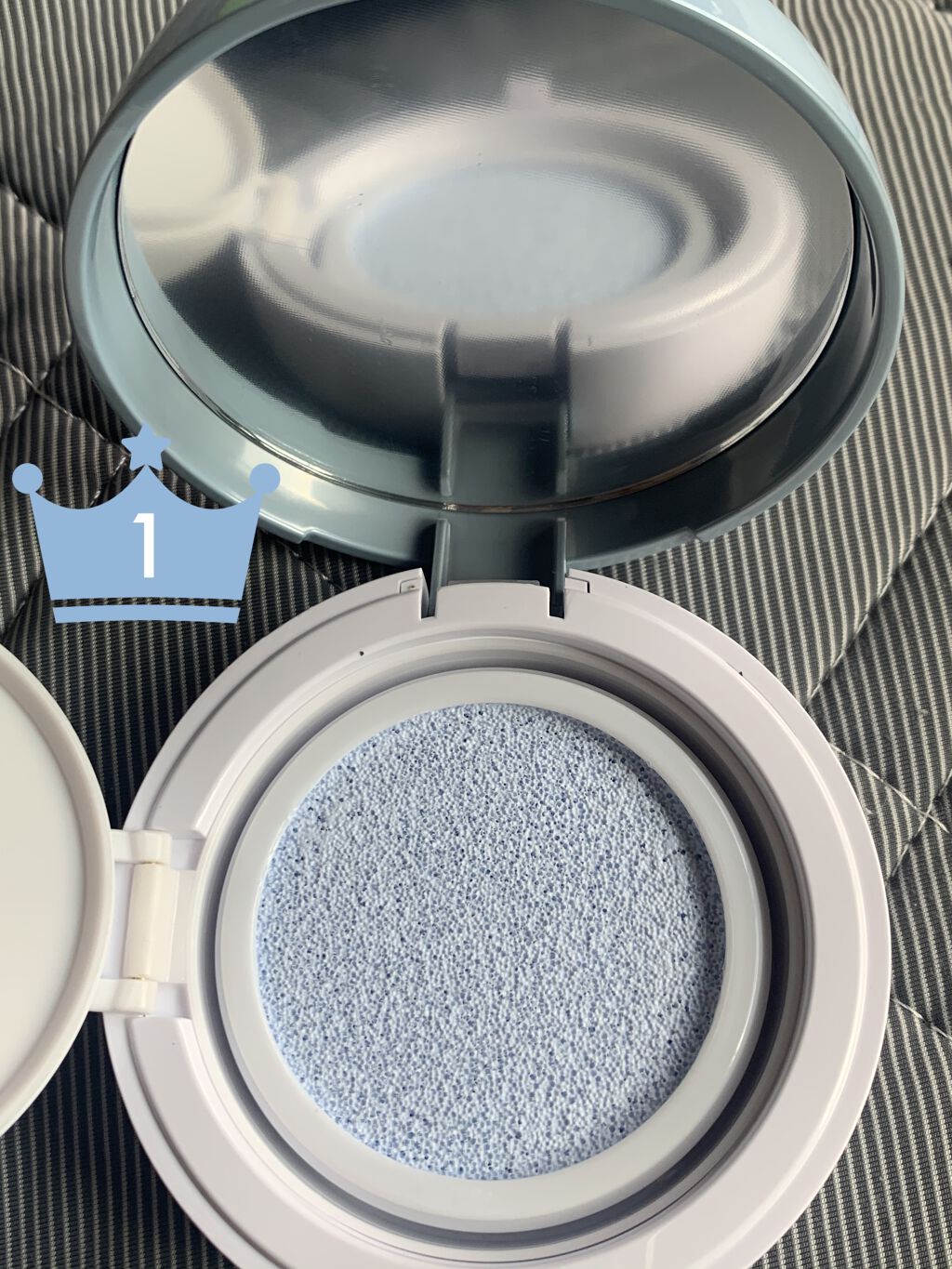 M クッションベース（ブルー）/MISSHA/化粧下地を使ったクチコミ（2枚目）