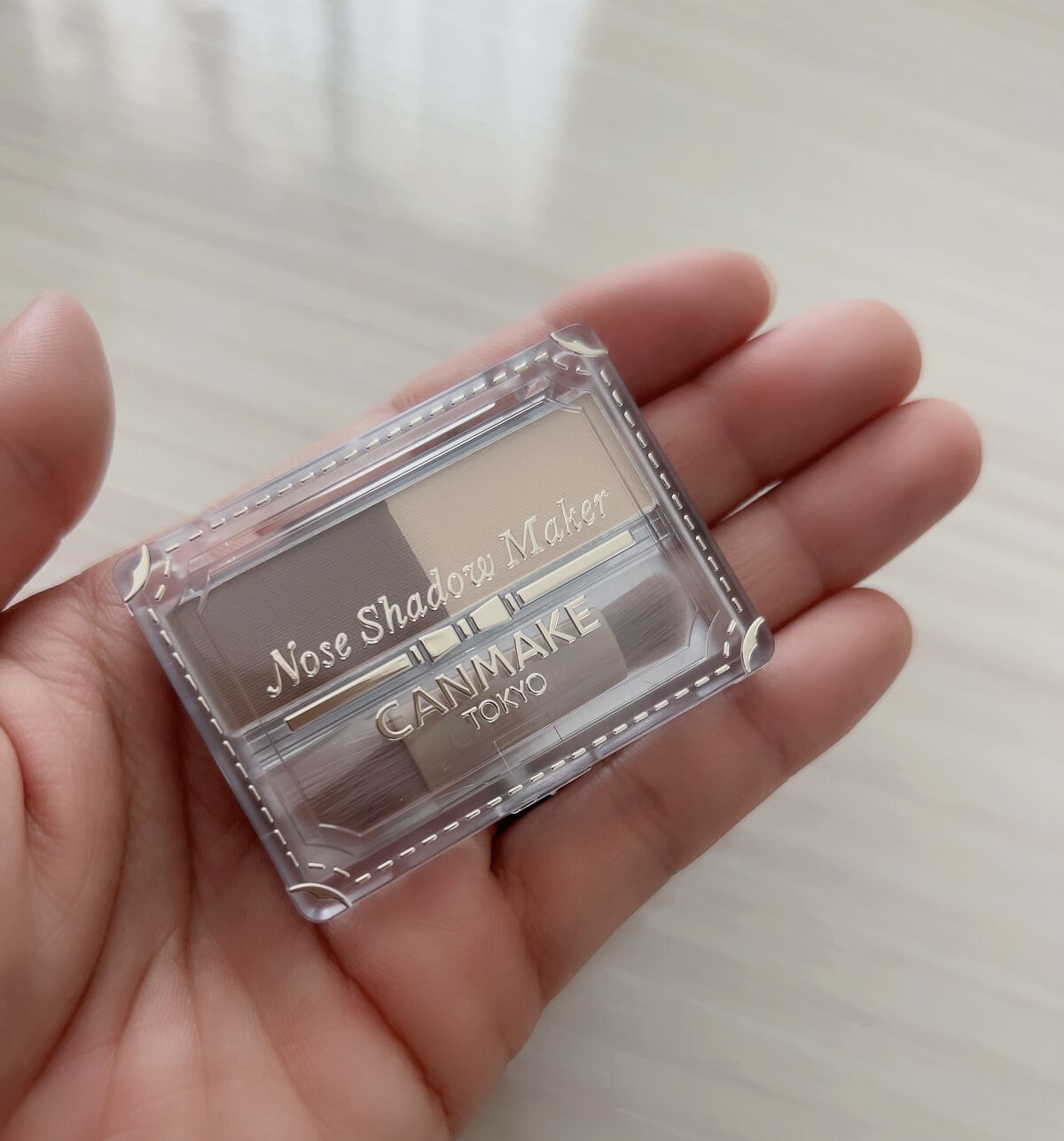ノーズシャドウメーカー 01 グレージュイエロー/キャンメイク/ハイライト・シェーディングを使ったクチコミ（2枚目）