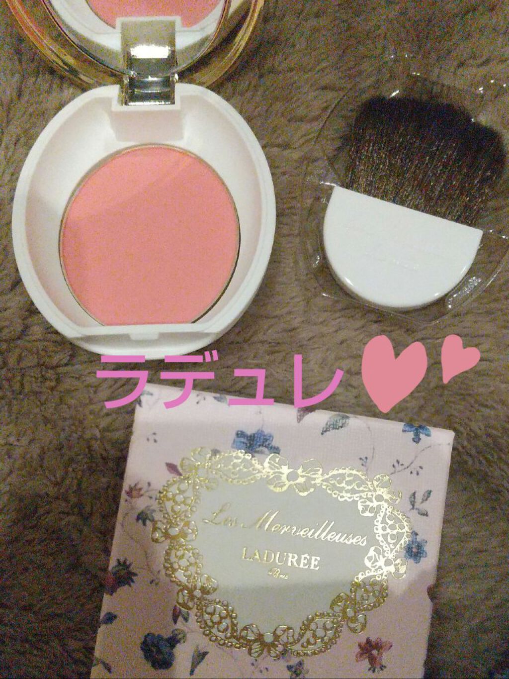 パウダーブラッシュ/レ・メルヴェイユーズ ラデュレ/パウダーチークを使ったクチコミ(1枚目)