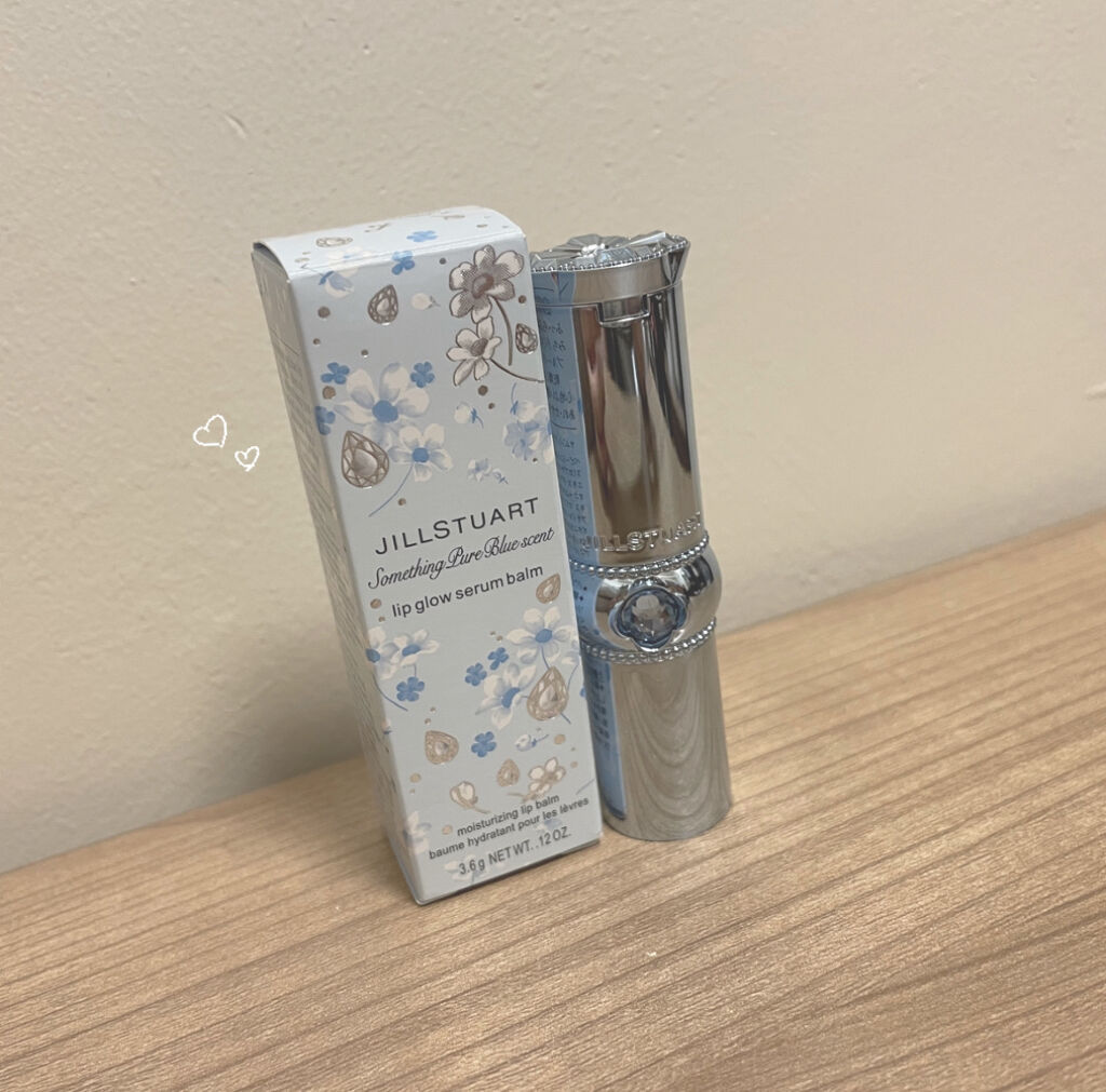 サムシングピュアブルー リップグロウ セラムバーム/JILL STUART/リップバームを使ったクチコミ（1枚目）