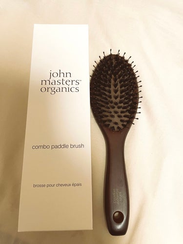 コンボパドルブラシ/john masters organics/ヘアブラシを使ったクチコミ（1枚目）