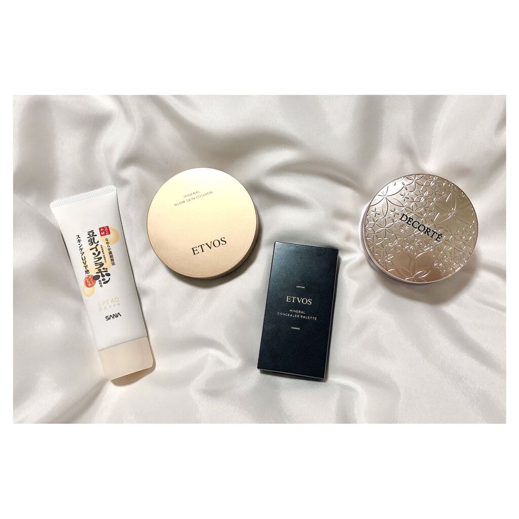 ミネラルグロウスキンクッション/エトヴォス/クッションファンデーションを使ったクチコミ（2枚目）