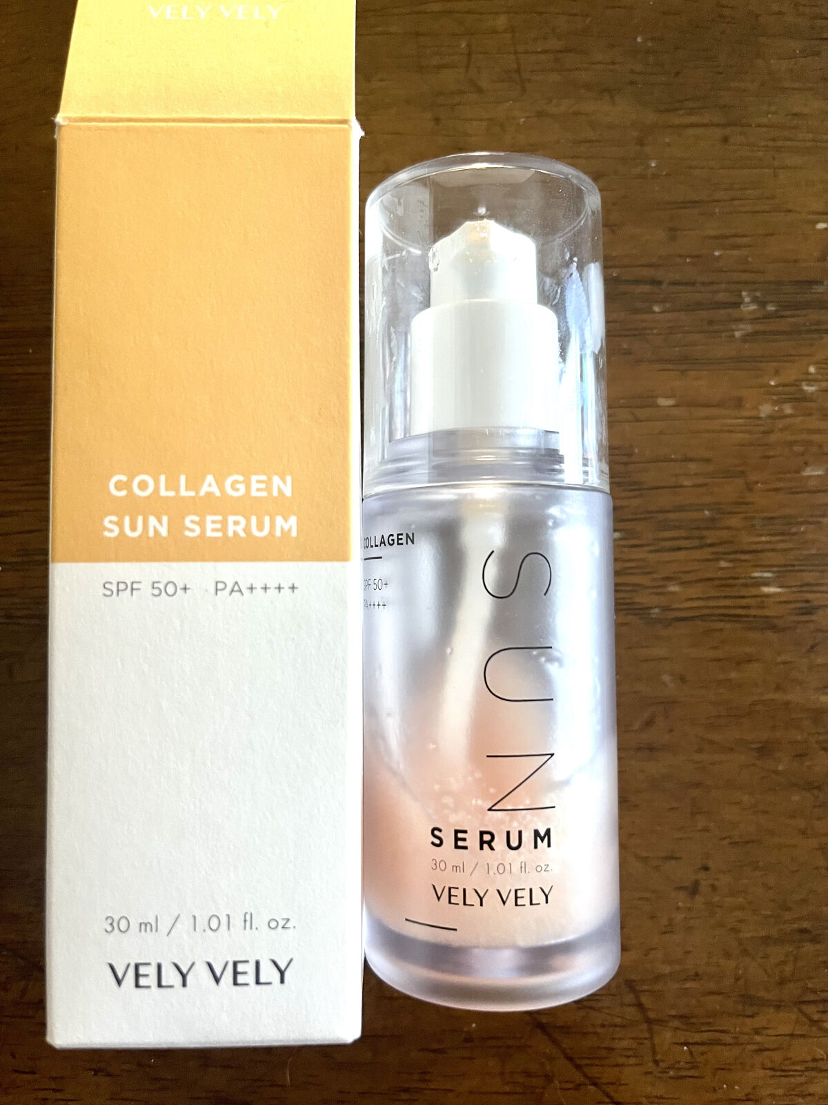 ハリケアコラーゲンサンセラム/VELY VELY/日焼け止めジェルを使ったクチコミ（1枚目）