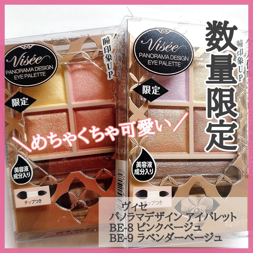 パノラマデザイン アイパレット/Visée/アイシャドウパレットを使ったクチコミ(1枚目)