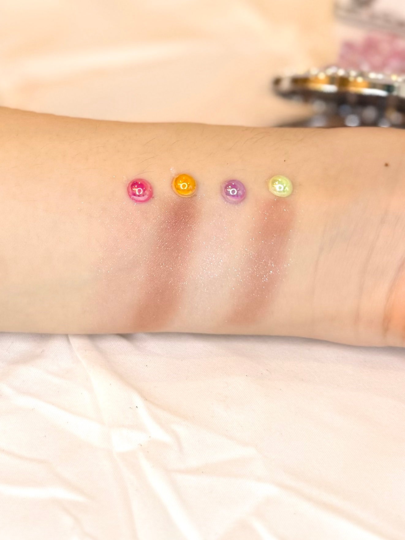 ジルスチュアート クリスタルブルーム ペタルクチュールアイズ デュオ/JILL STUART/アイシャドウパレットを使ったクチコミ(3枚目)