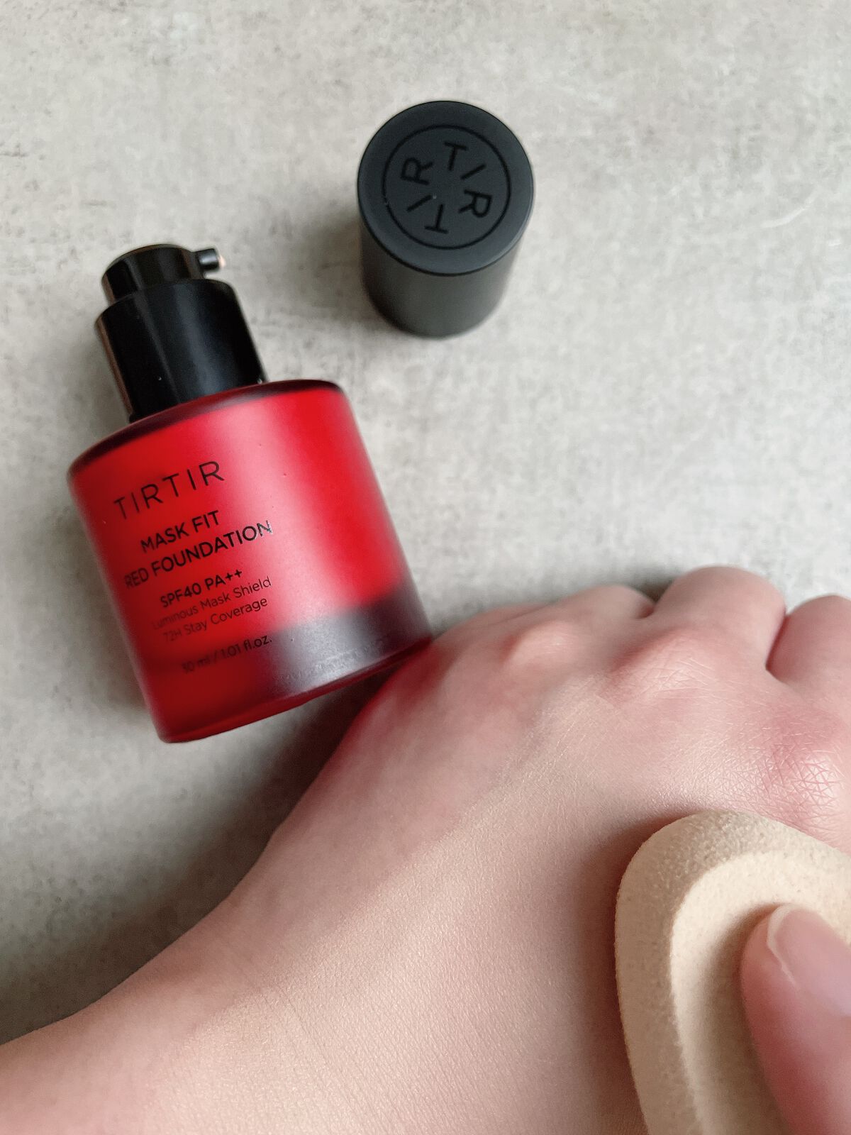 マスクフィットレッドファンデーション/TIRTIR(ティルティル)/リキッドファンデーションを使ったクチコミ(8枚目)