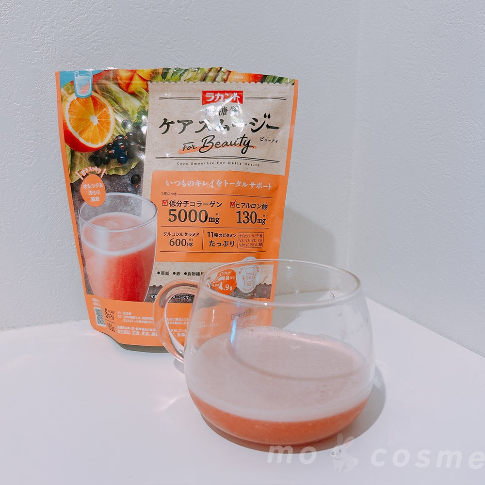 低糖質ケアスムージー/ラカント/美容サプリメントを使ったクチコミ(4枚目)