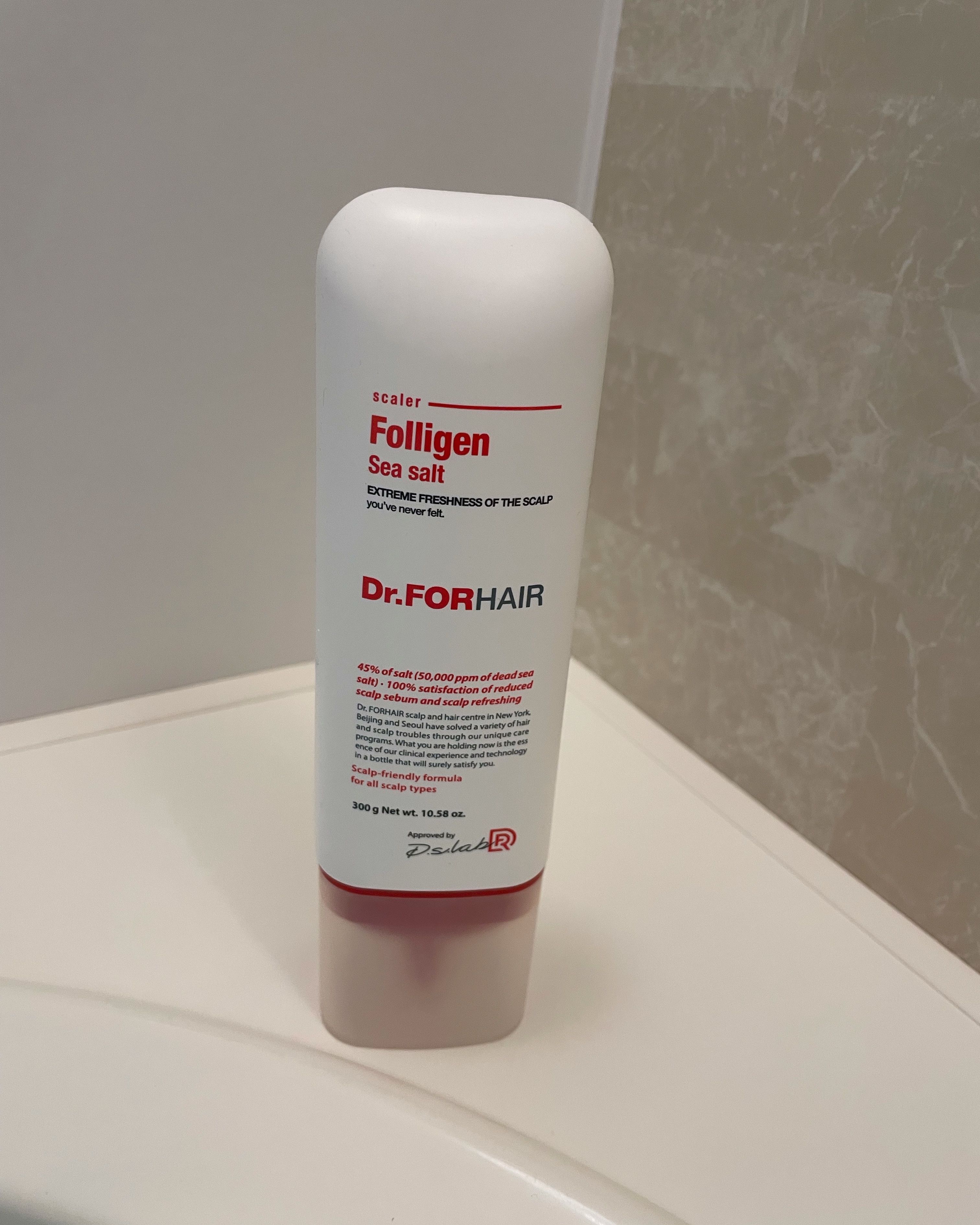 フォリゲンシーソルトスケーラー(頭皮用シャンプー)/Dr.FORHAIR/市販シャンプーを使ったクチコミ（1枚目）