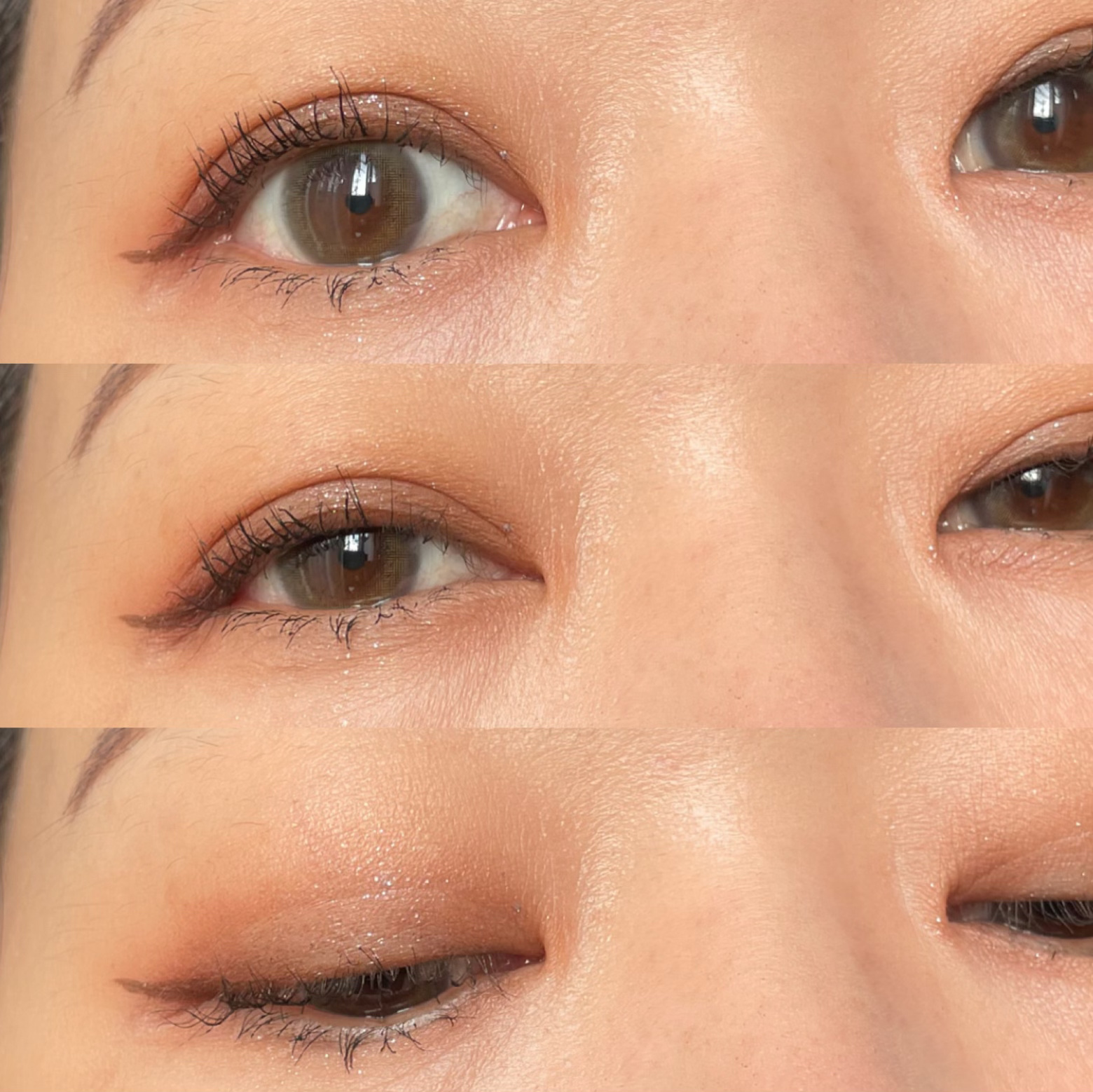 THREE ユナイテッドフルイドアイカラー B02 JUST KIDS/THREE/リキッドアイシャドウを使ったクチコミ（3枚目）