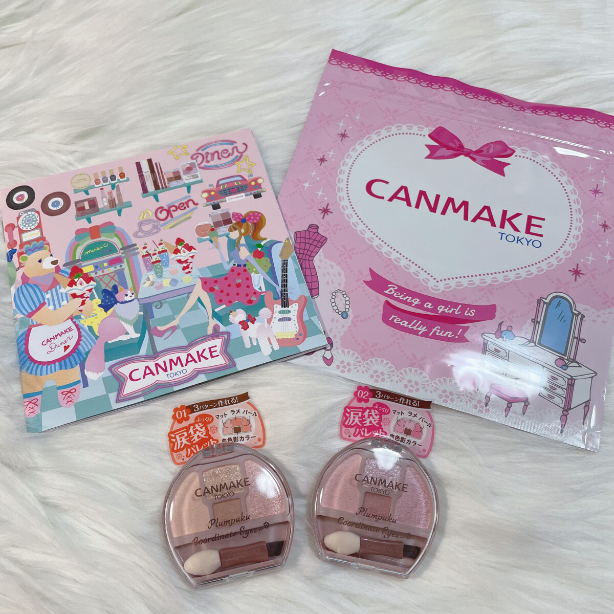 プランぷくコーデアイズ/キャンメイク/パウダーアイシャドウを使ったクチコミ（1枚目）