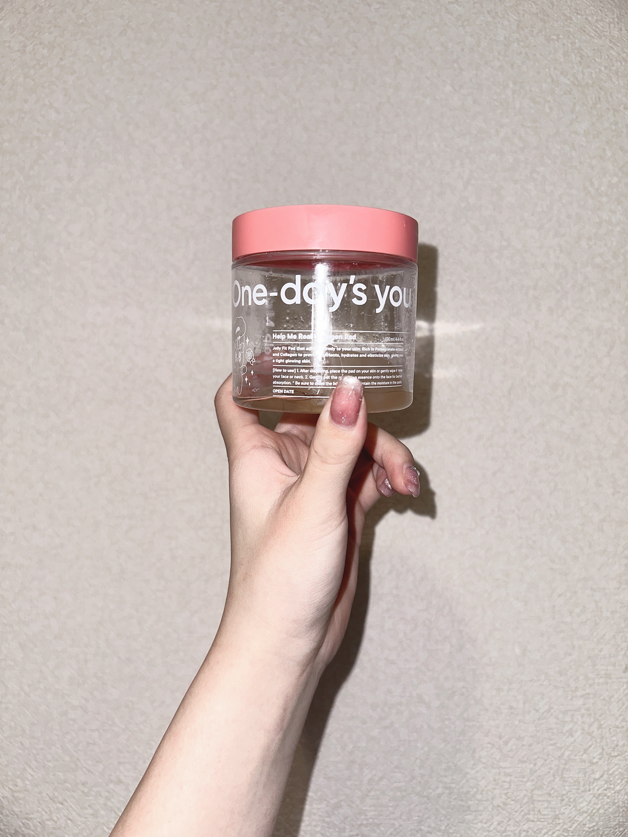 ヘルプミー! リアルコラーゲンパッド/One-day's you/トナーパッドを使ったクチコミ（3枚目）