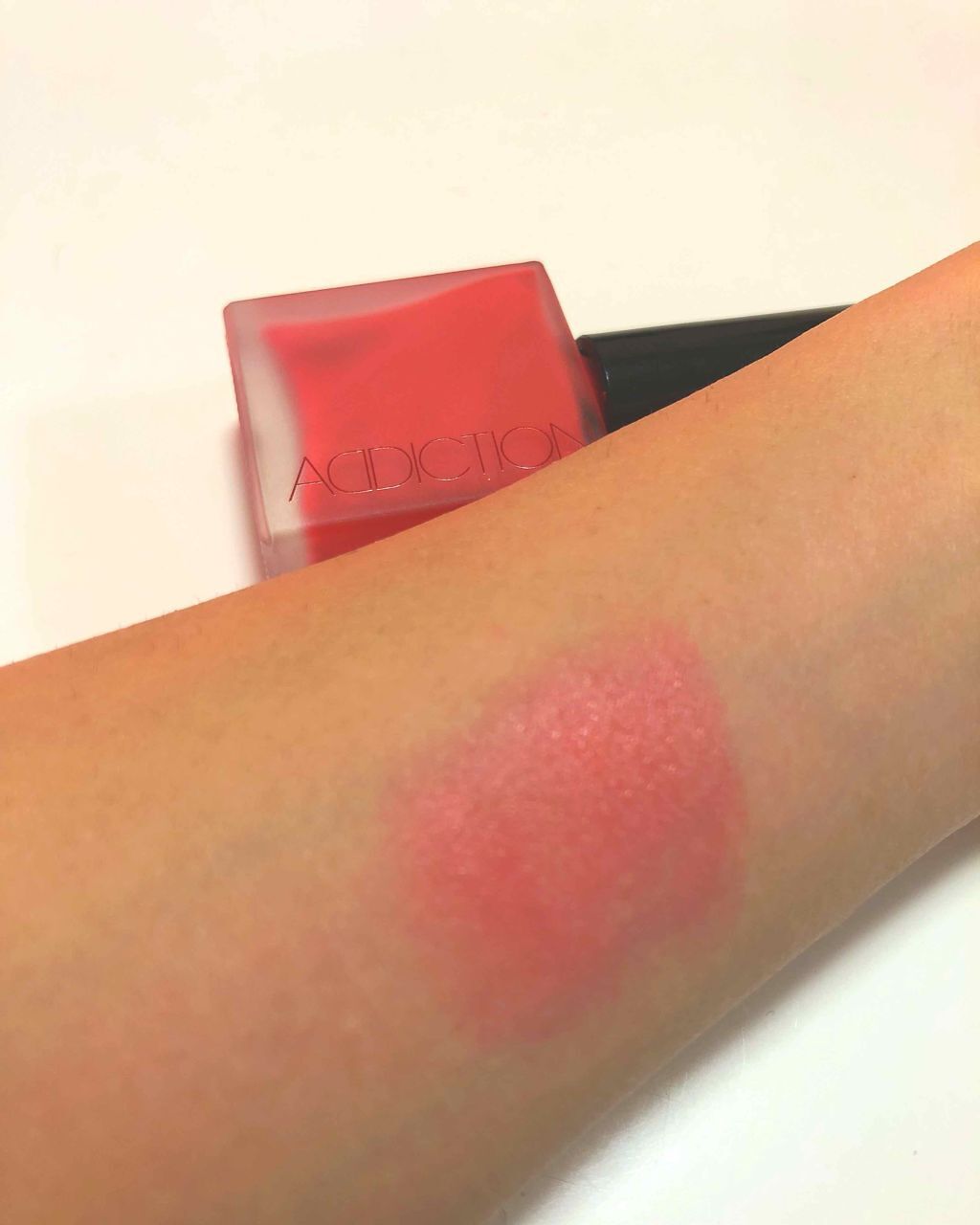 チークポリッシュ/ADDICTION/リキッドチークを使ったクチコミ（3枚目）