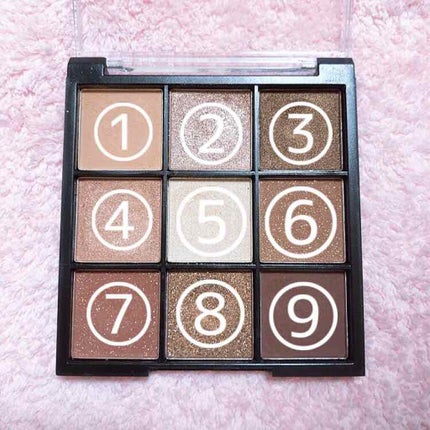 UR GLAM BLOOMING EYE COLOR PALETTE/U R GLAM/アイシャドウパレットを使ったクチコミ(3枚目)