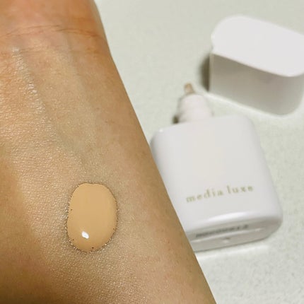 リキッドファンデーション/media luxe/リキッドファンデーションを使ったクチコミ(1枚目)