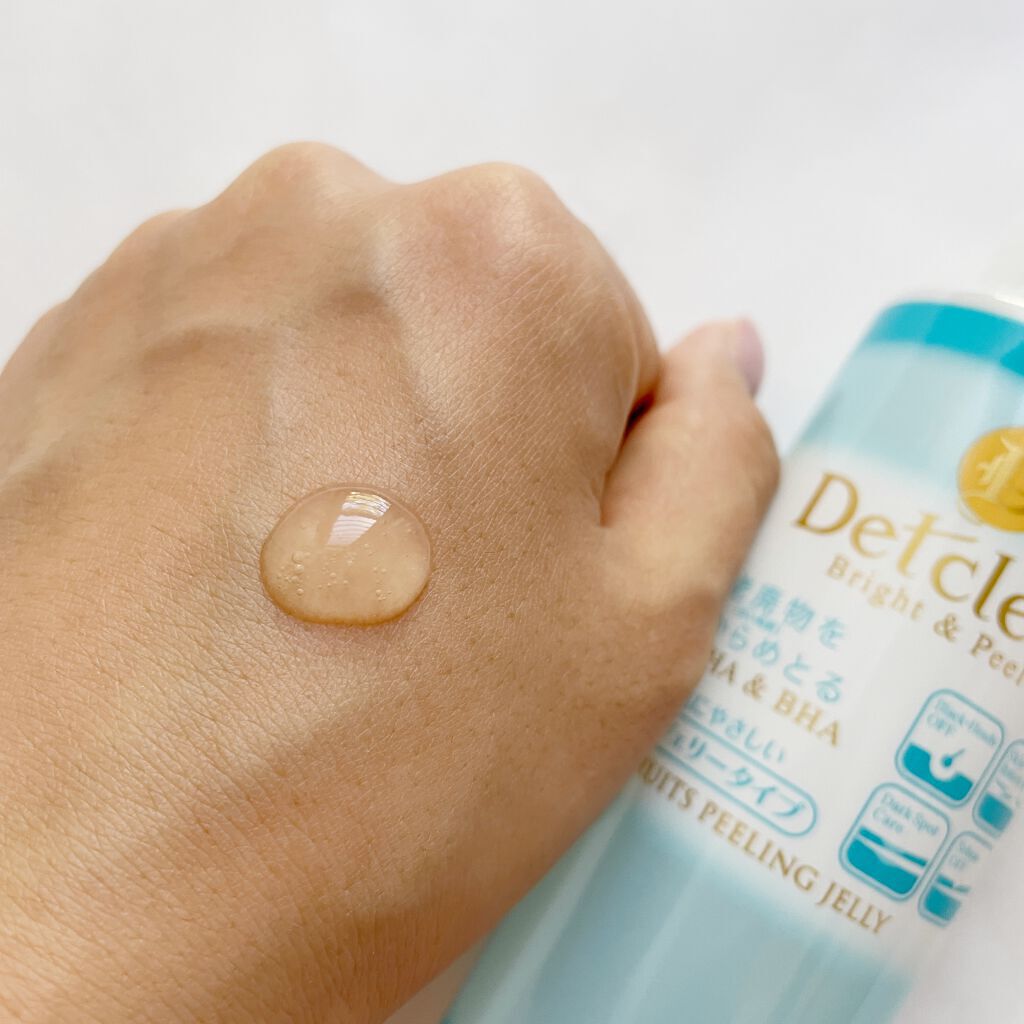 DETクリア ブライト&ピール ピーリングジェリー<無香料タイプ>/Detclear/ピーリングを使ったクチコミ(3枚目)
