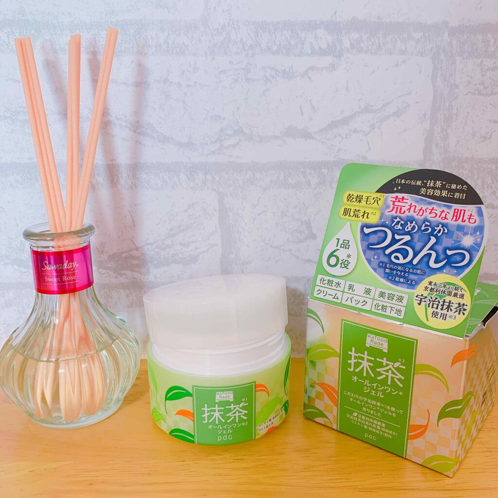 ワフードメイド 宇治抹茶オールインワンジェル/pdc/オールインワン化粧品を使ったクチコミ（1枚目）