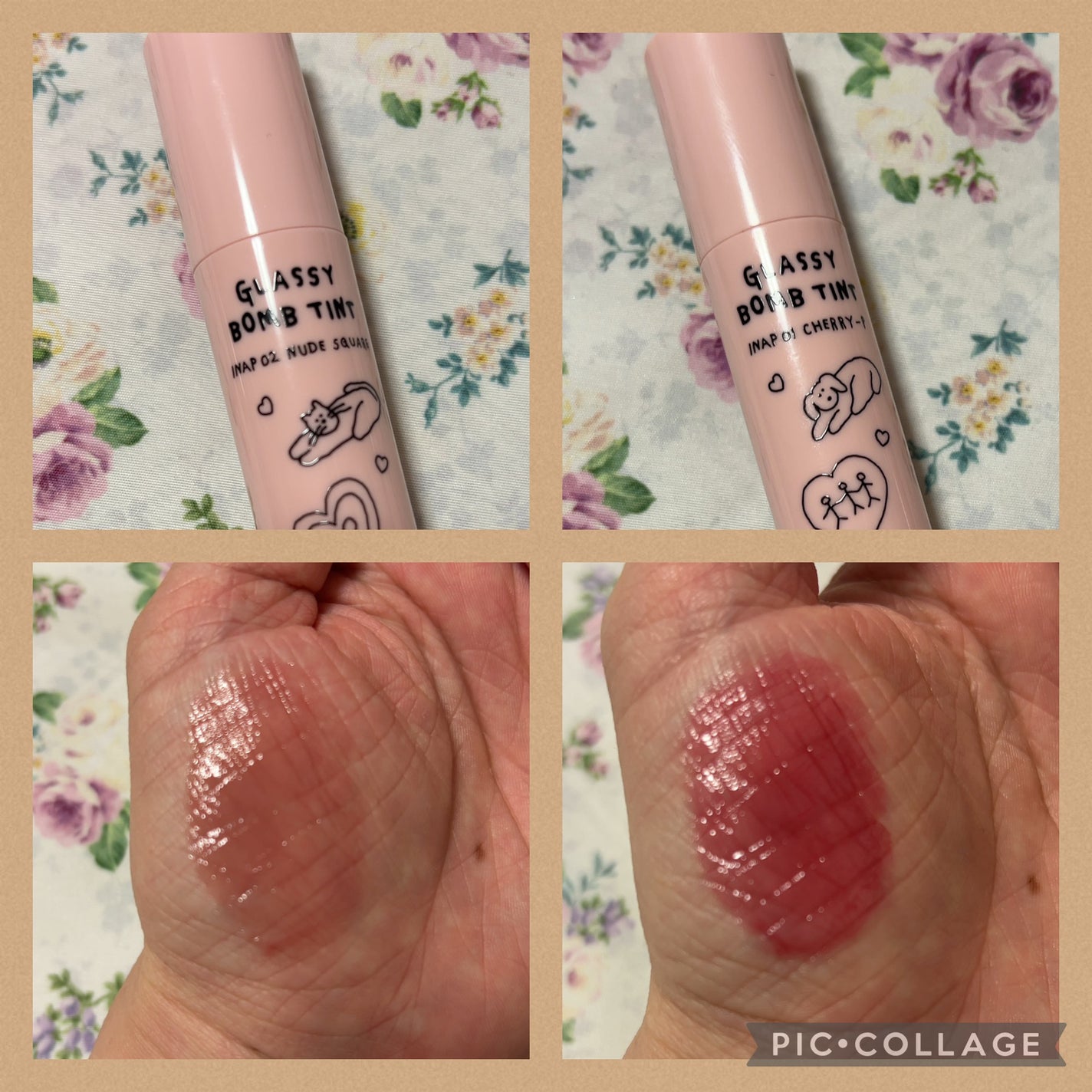 アンドバイロムアンド グラッシーボムティント/&nd by rom&nd/リップティントを使ったクチコミ(3枚目)