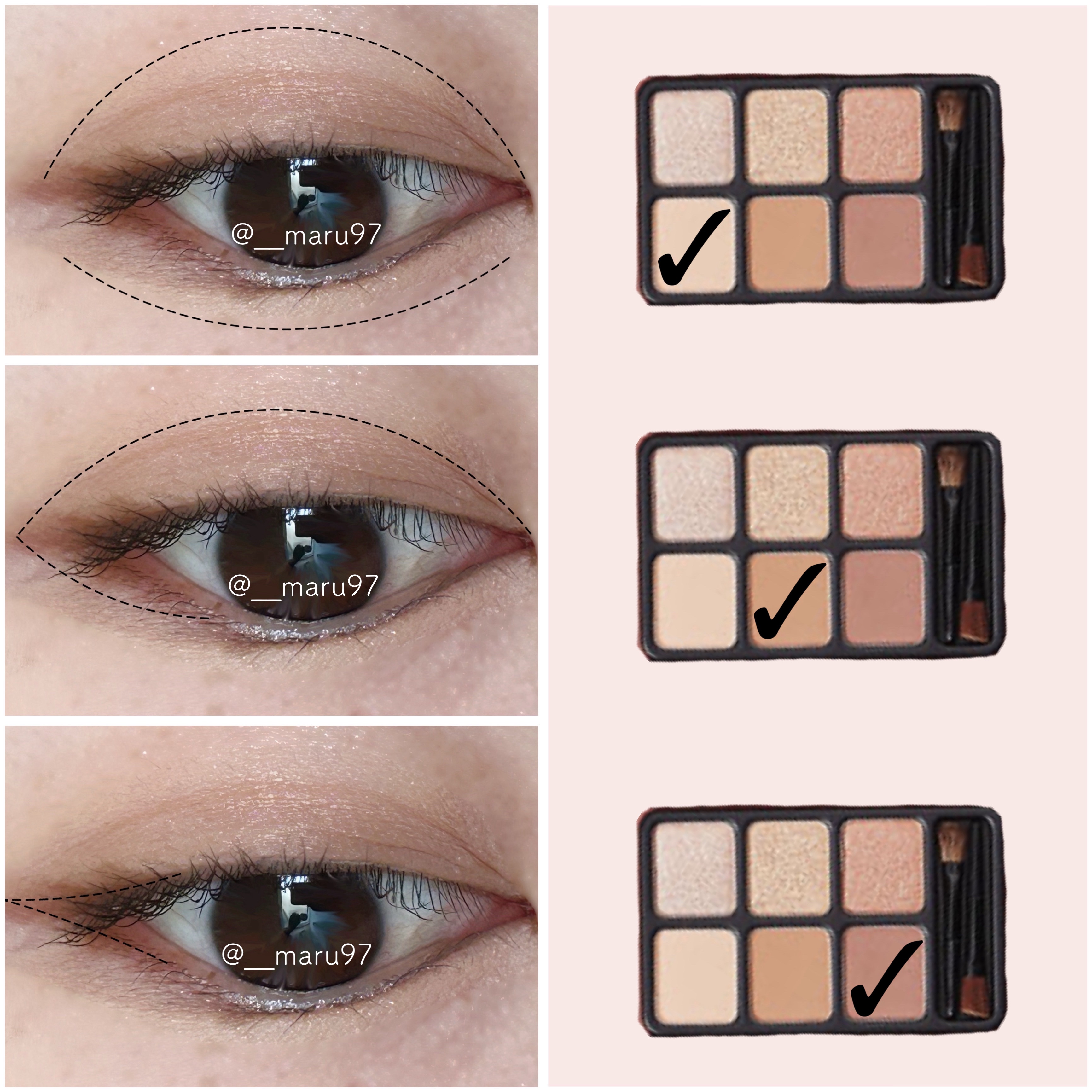 アイカラーパレット/heme/アイシャドウパレットを使ったクチコミ（3枚目）