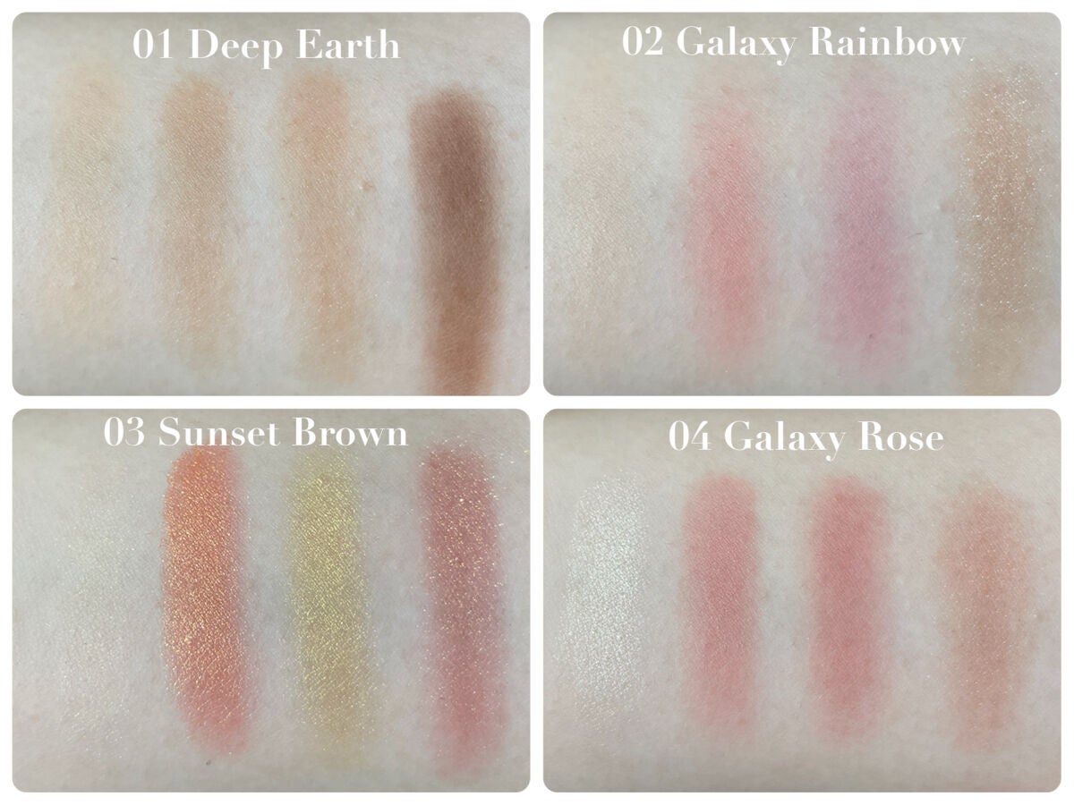 SIXPLUS 4色アイシャドウ/SIXPLUS/アイシャドウパレットを使ったクチコミ(3枚目)