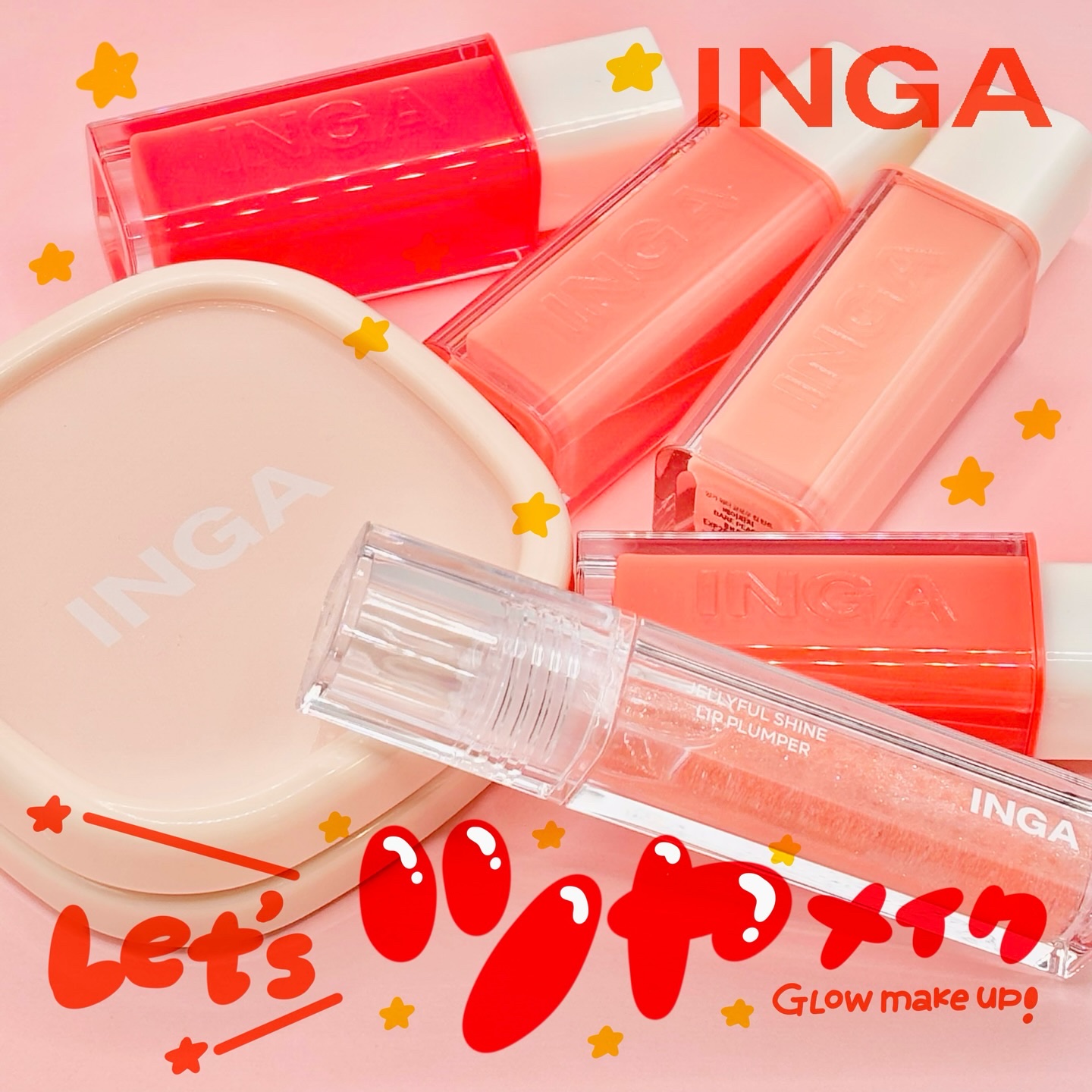 ウォーターグロークッションファンデーション/INGA/クッションファンデーションを使ったクチコミ（1枚目）