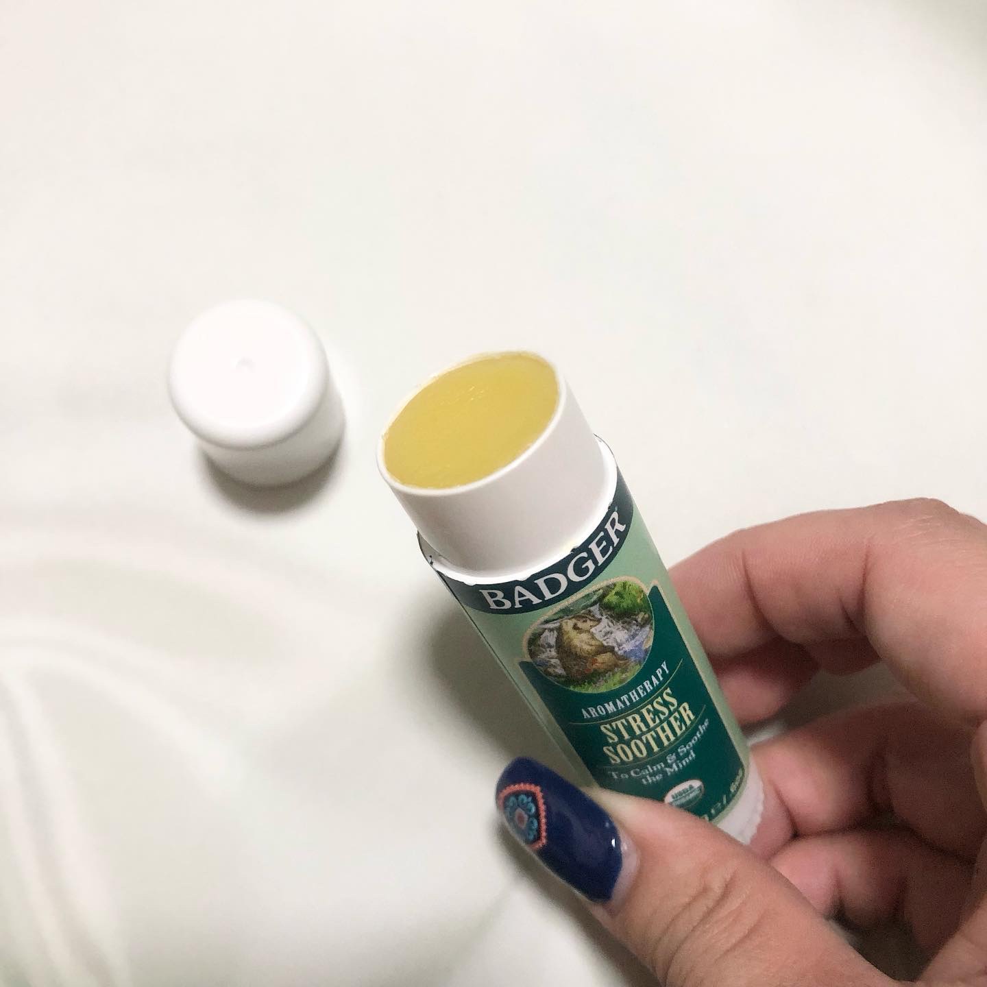 ストレススーザー/Badger(バジャー)/フェイスバームを使ったクチコミ（3枚目）