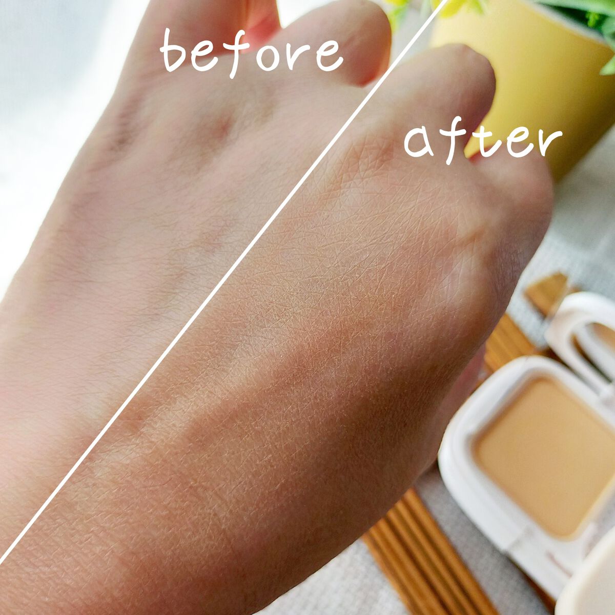 パウダーファンデーション/media luxe/パウダーファンデーションを使ったクチコミ(4枚目)