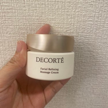 フェイシャルリファイニングマッサージクリーム/DECORTÉ/マッサージクリームを使ったクチコミ（1枚目）