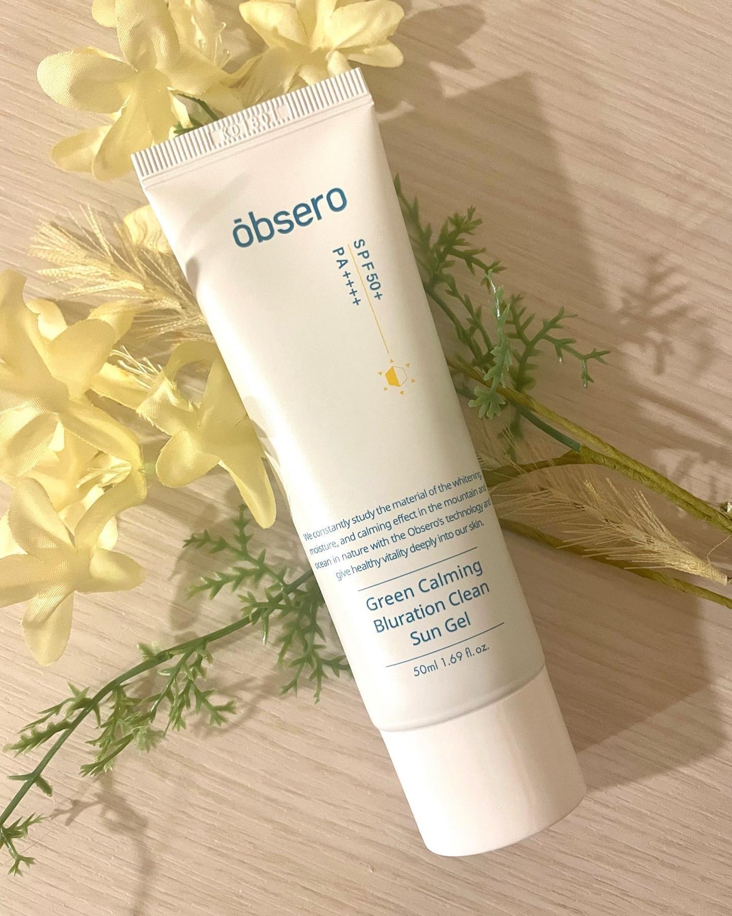 グリーンカーミングブルーレーションクリーンサンジェル/obsero/日焼け止めジェルを使ったクチコミ(1枚目)