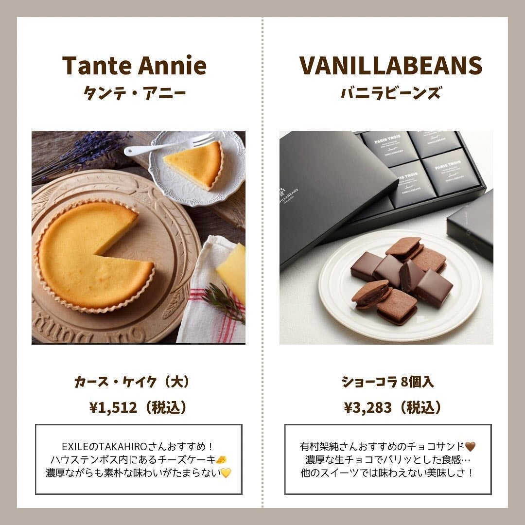 Haru on LIPS 「保存必須/一度は食べたい!!芸能人おすすめ手土産10選🎁あ..」(3枚目)