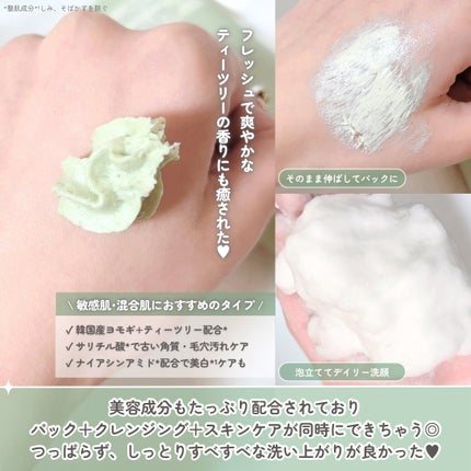 ヴィーガンパッククレンザーチューブ/WHIPPED/洗顔フォームを使ったクチコミ(3枚目)