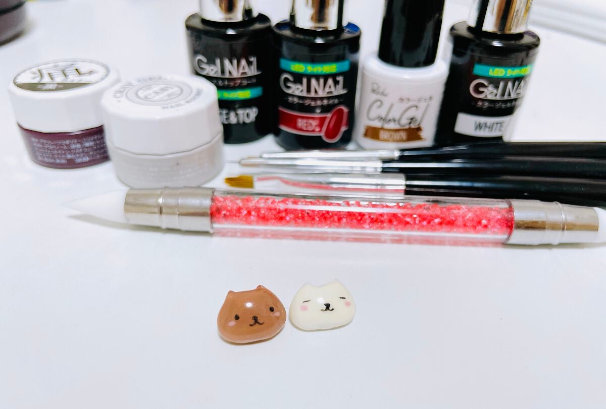 ジェルネイル(ライト対応)/セリア/ジェルネイルを使ったクチコミ(1枚目)