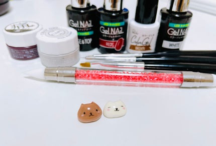 ジェルネイル(ライト対応)/セリア/ジェルネイルを使ったクチコミ(1枚目)